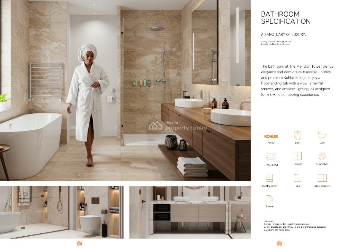 1 Bedroom in a Majestic Highrise Development, Oniru, Victoria Island (vi), Lagos, Flat / Apartment for Sale