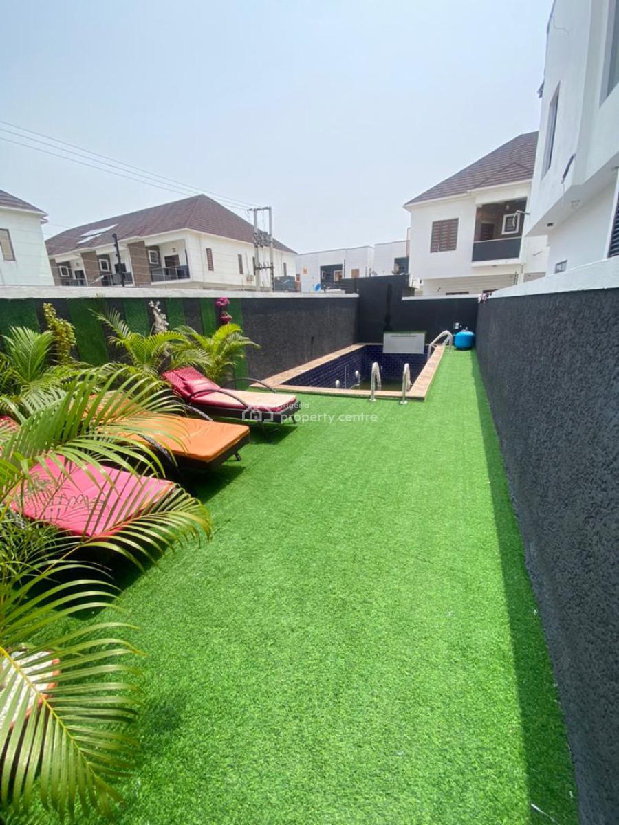 Newly Built 4 Bedroom Semi Detached Duplex with Bq, Orchid Road, Lekki, Lagos, Detached Duplex for Sale