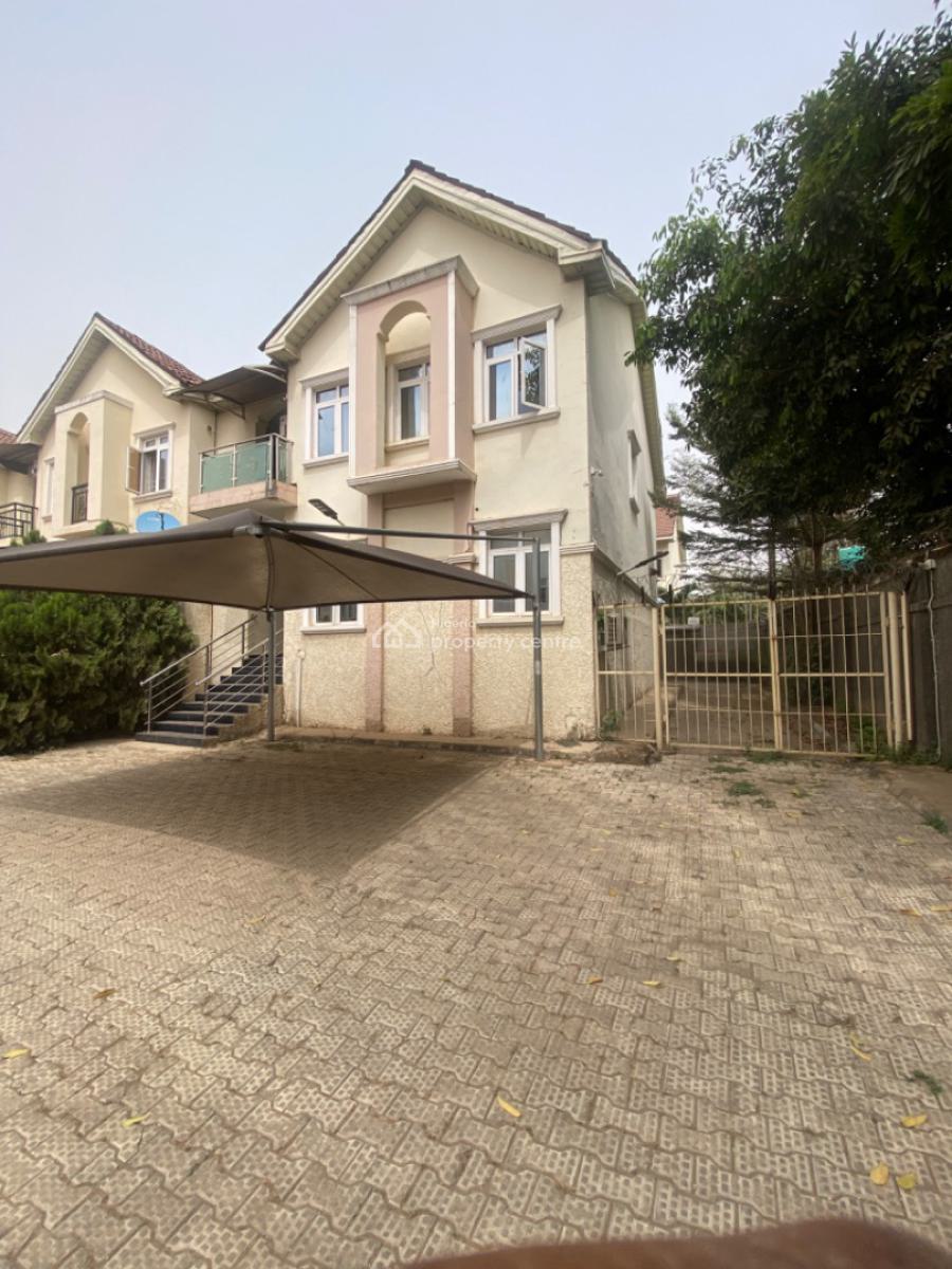Luxury 3 Bedroom Flat +1 Bq Corner Piece with Acs, Jabi, Abuja, Terraced Duplex for Rent