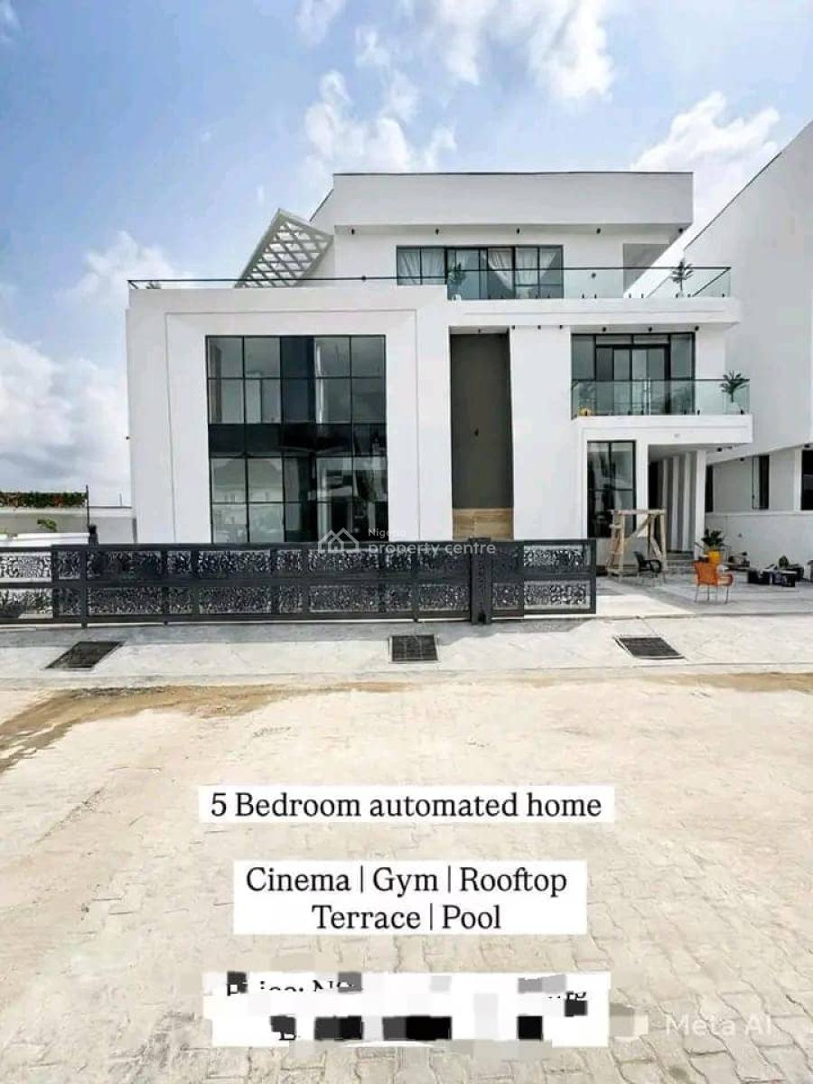 6 Bedroom Fully Detached Indoor Pool, Rooftop Terrace, Cinema, Chevron Lekki, Lekki, Lagos, Detached Duplex for Sale