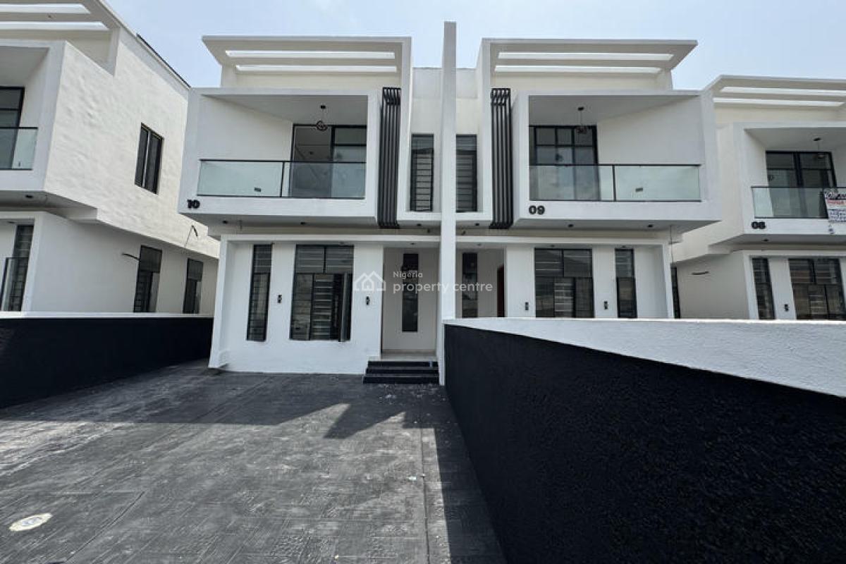 Spacious 4 Bedroom Semi-detached Duplex with Boys Quarter, Idado, Lekki, Lagos, Semi-detached Duplex for Sale