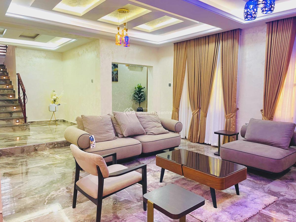 Tastefully Finished and Fully Furnished 5 Bedroom Fully, By Lokogoma Junction, Lokogoma District, Abuja, Detached Duplex for Sale