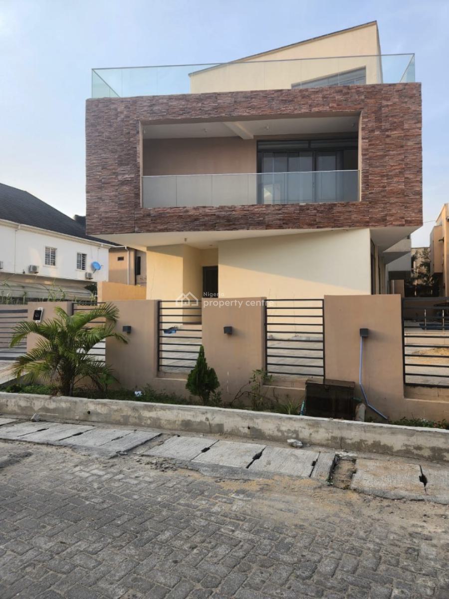 5 Bedroom Detached Duplex with 2 Rooms Bq and Swimming Pool, Rooftop T, Ikota, Lekki, Lagos, Detached Duplex for Rent
