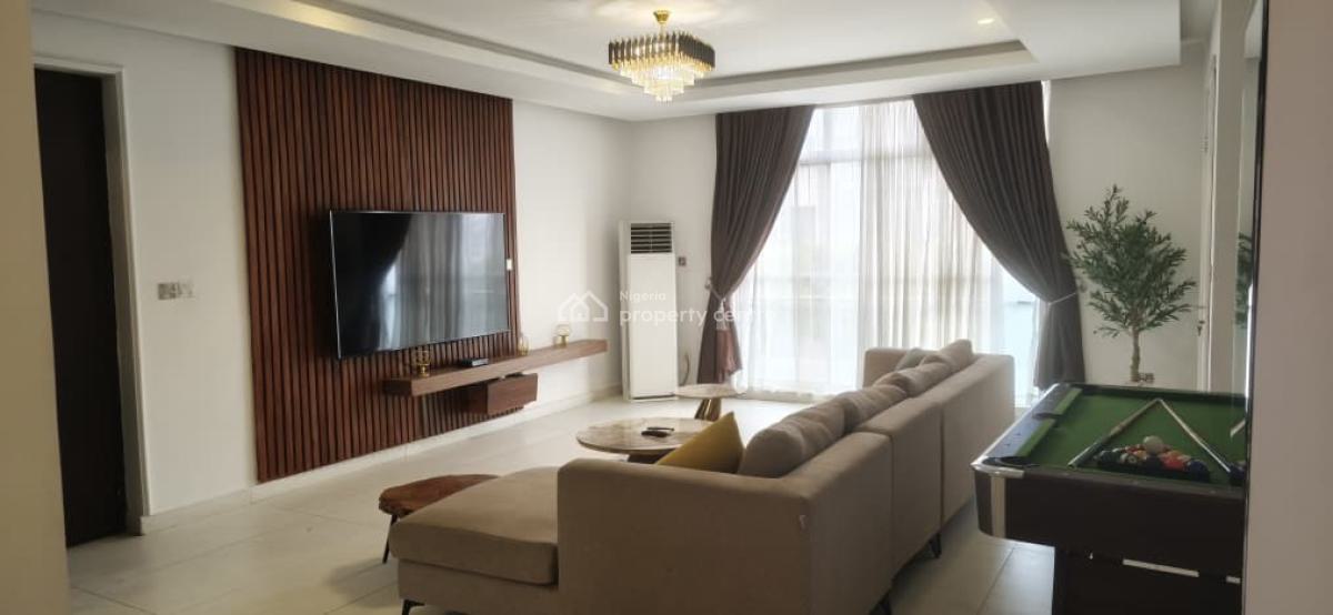 Luxury 3 Bedroom Furnished Flat with Swimming Pool & Gym, Banana Island, Ikoyi, Lagos, Flat / Apartment for Rent