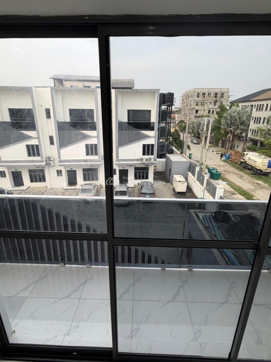 Fully Serviced 4 Bedroom Terrace with Pool, Atlantic View Estate, Alpha Beach Road, Lekki, Lagos, Terraced Duplex for Rent