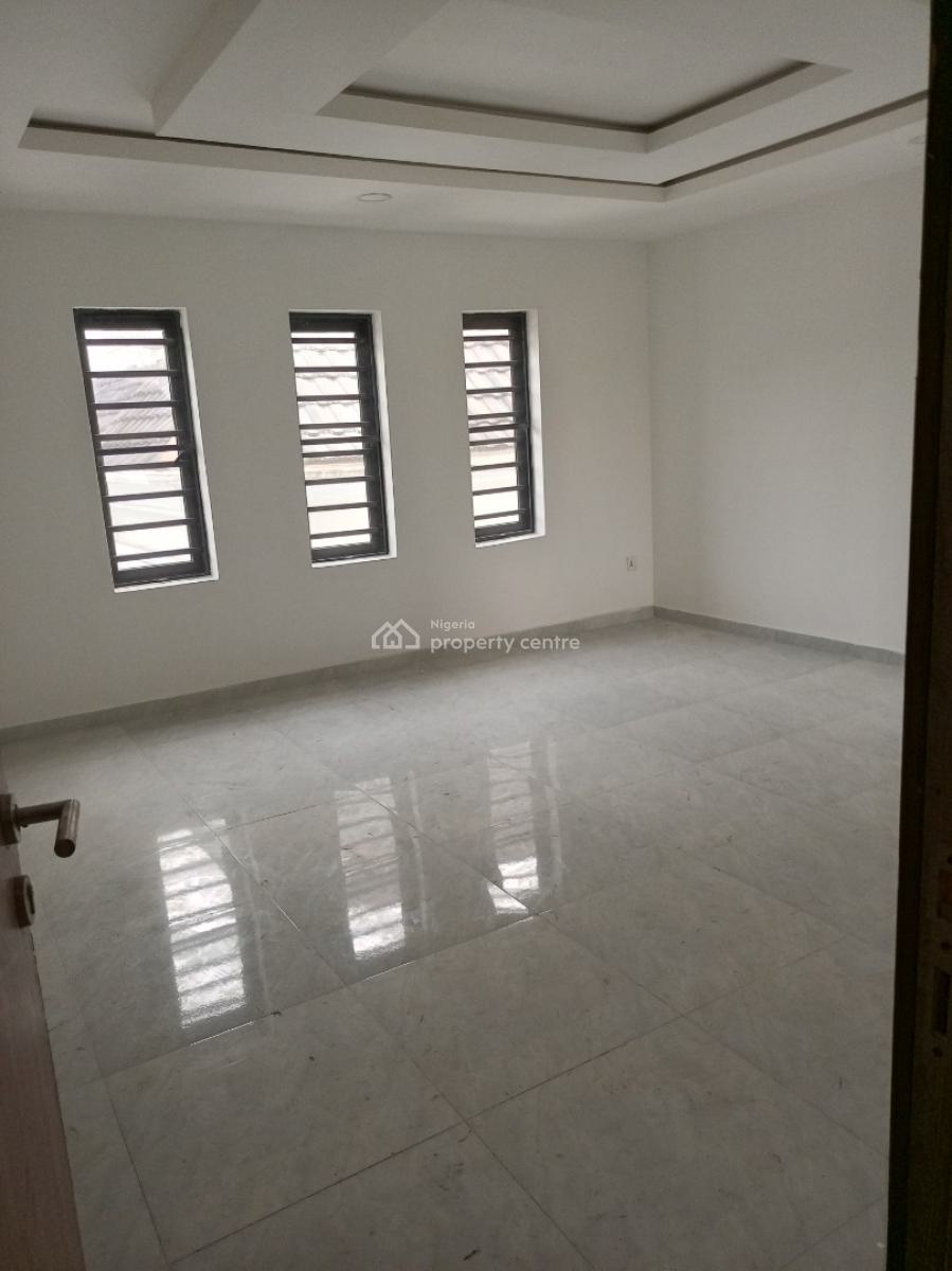 Brand 4 Bedroom Terrace with Bq Pool Study Room Play Ground, Good Area, Ologolo, Lekki, Lagos, Terraced Duplex for Rent