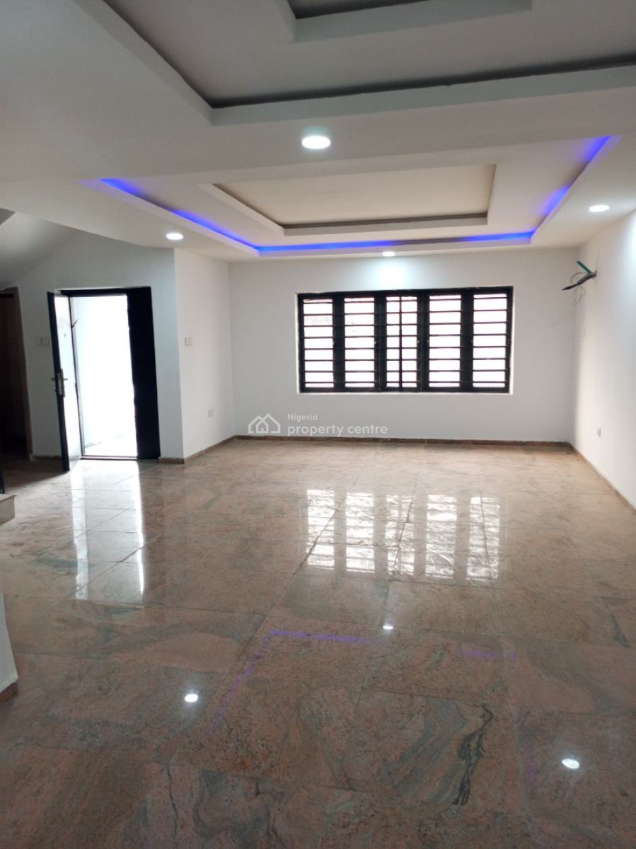 Brand 4 Bedroom Terrace with Bq Pool Study Room Play Ground, Good Area, Ologolo, Lekki, Lagos, Terraced Duplex for Rent
