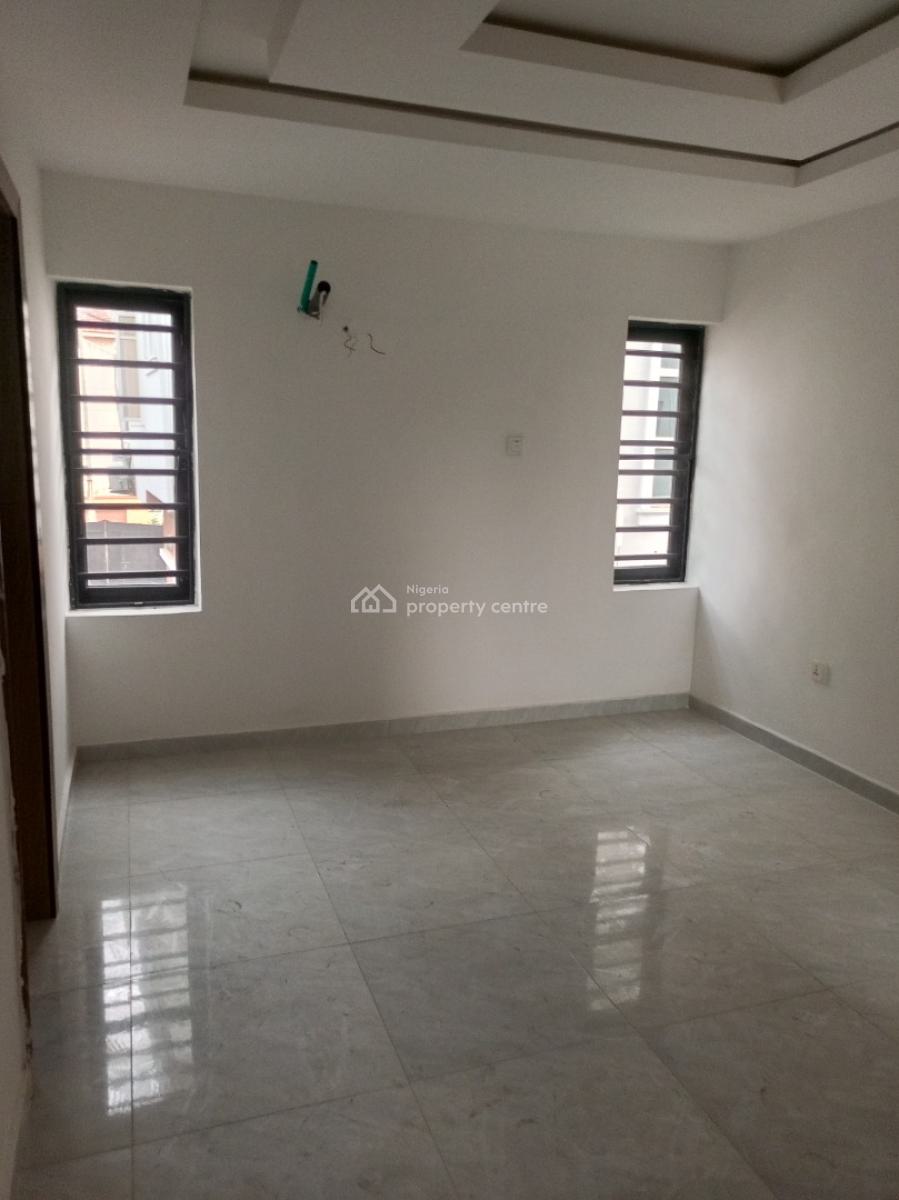 Brand 4 Bedroom Terrace with Bq Pool Study Room Play Ground, Good Area, Ologolo, Lekki, Lagos, Terraced Duplex for Rent