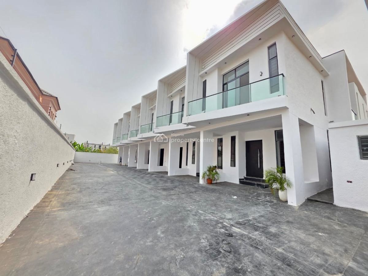 Modern Newly Built Luxury Plus a Big B Q in Serene Surroundings, Lekki Scheme 2, Ajah, Lagos, Terraced Duplex for Rent