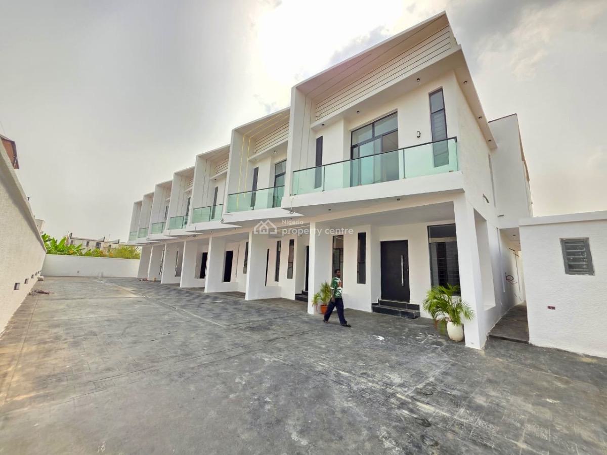 Modern Newly Built Luxury Plus a Big B Q in Serene Surroundings, Lekki Scheme 2, Ajah, Lagos, Terraced Duplex for Rent