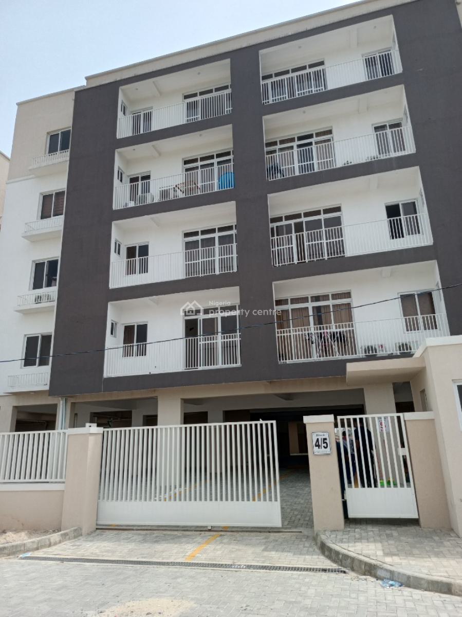 Brand New 2 Bedroom Flat with 24 Hours Light, Northern Foreshore Estate Extension, Osapa, Lekki, Lagos, Flat / Apartment for Rent