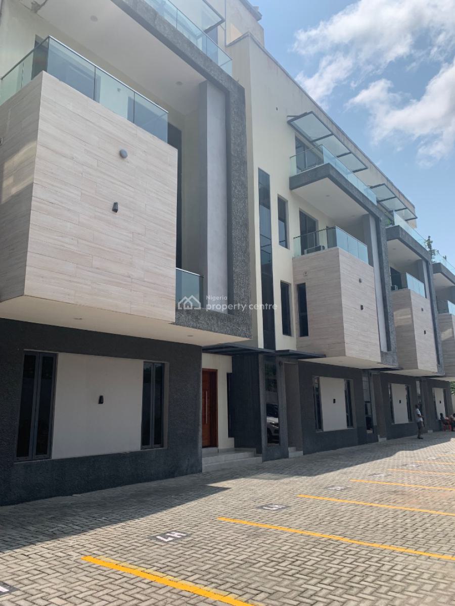 Tastefully Finished and Service 4 Bedroom Terraced Duplex with Bq., Adeyemi Lawson, Old Ikoyi, Ikoyi, Lagos, Terraced Duplex for Rent