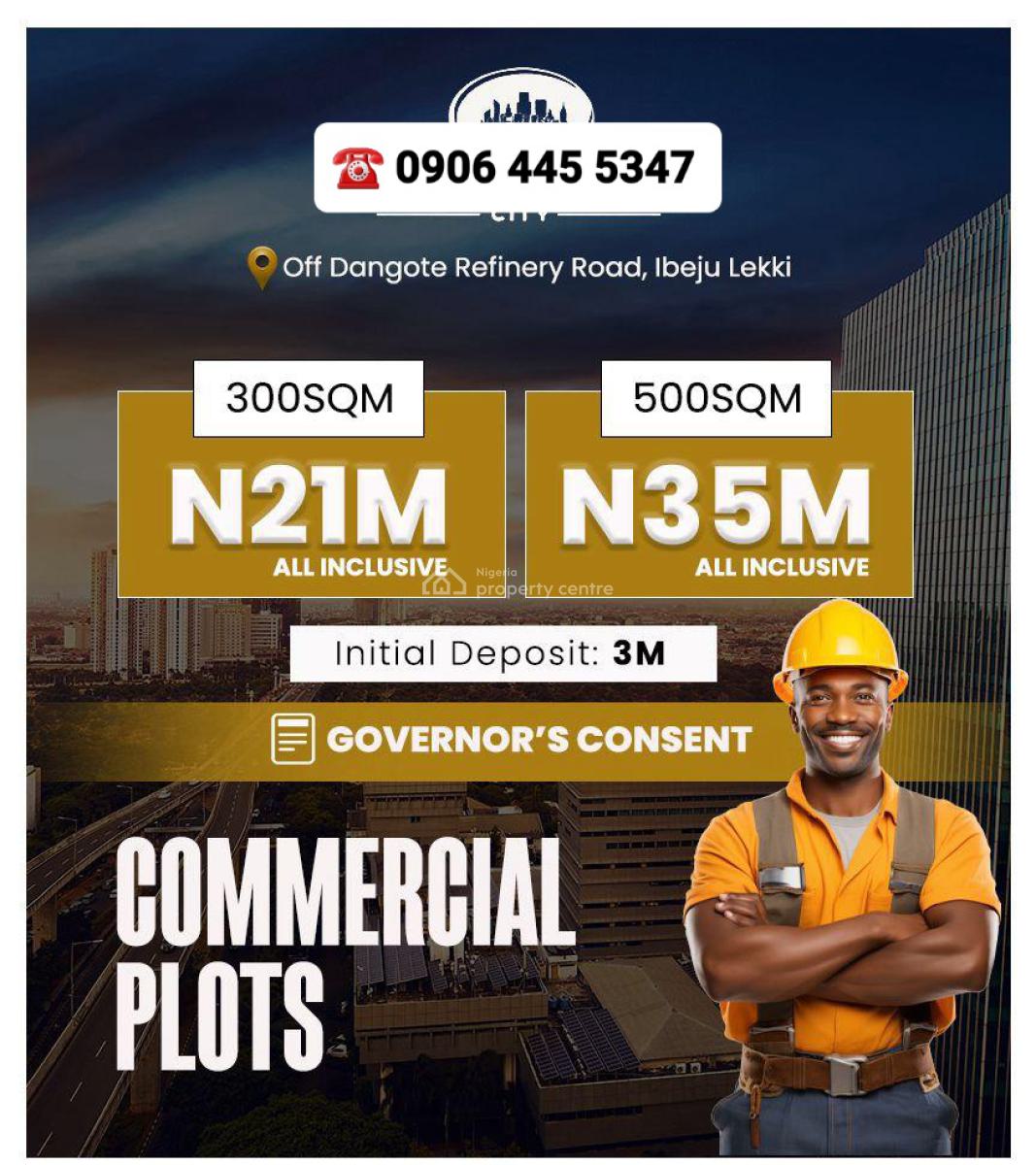 Residential/commercial Plots of Land, Off Dangote Refinery Road, Ibeju Lekki, Lagos, Mixed-use Land for Sale