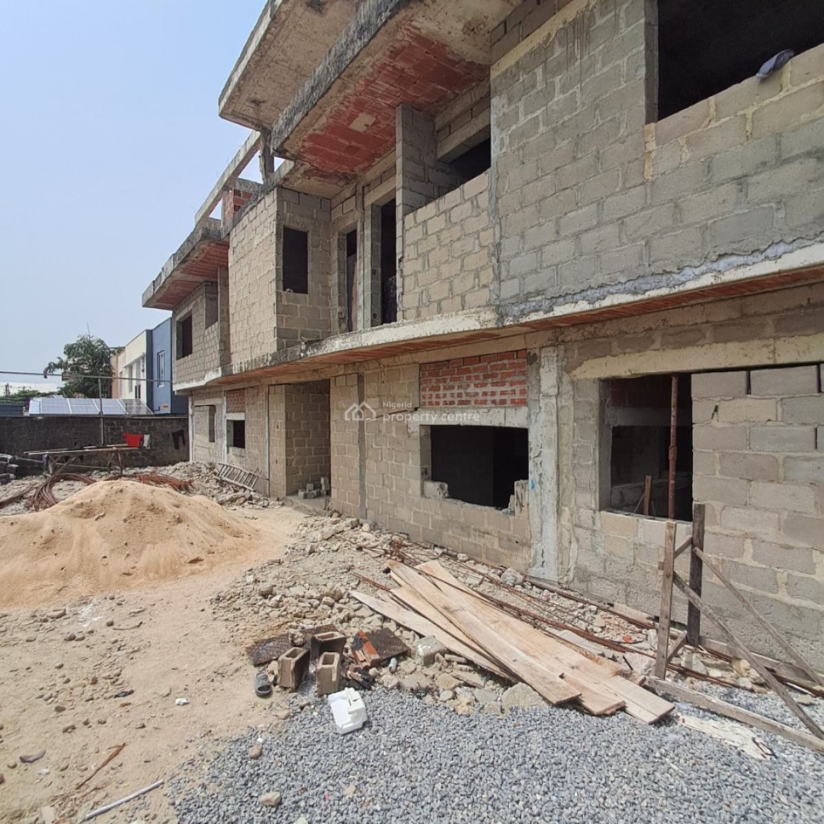 Tastefully Off Plan 3 Bedroom Duplex with Bq and Swimming, Lekki Phase 1, Lekki, Lagos, Terraced Duplex for Sale