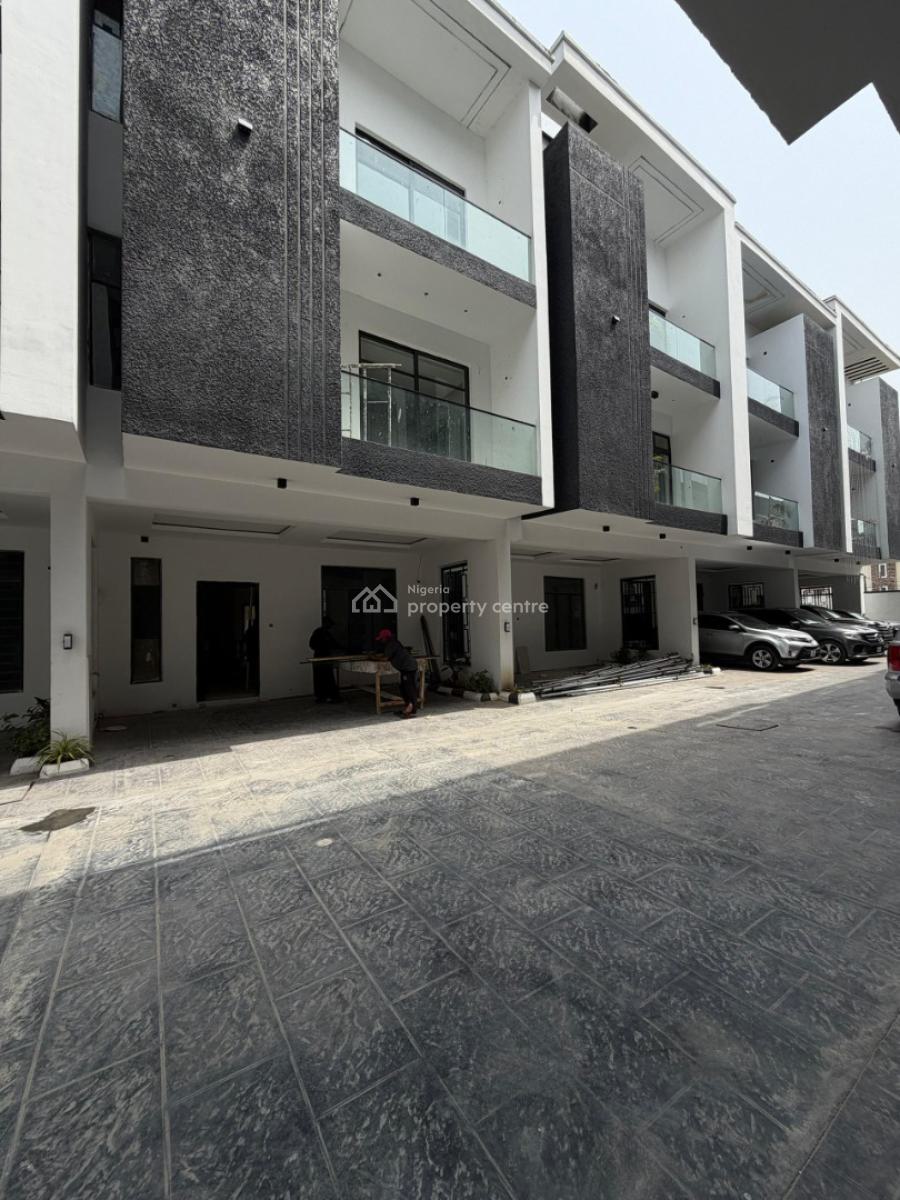 Contemporary Finished 10 Units of Luxurious 5 Bedroom Terrace with Bq, Ikate Elegushi, Lekki, Lagos, Terraced Duplex for Sale