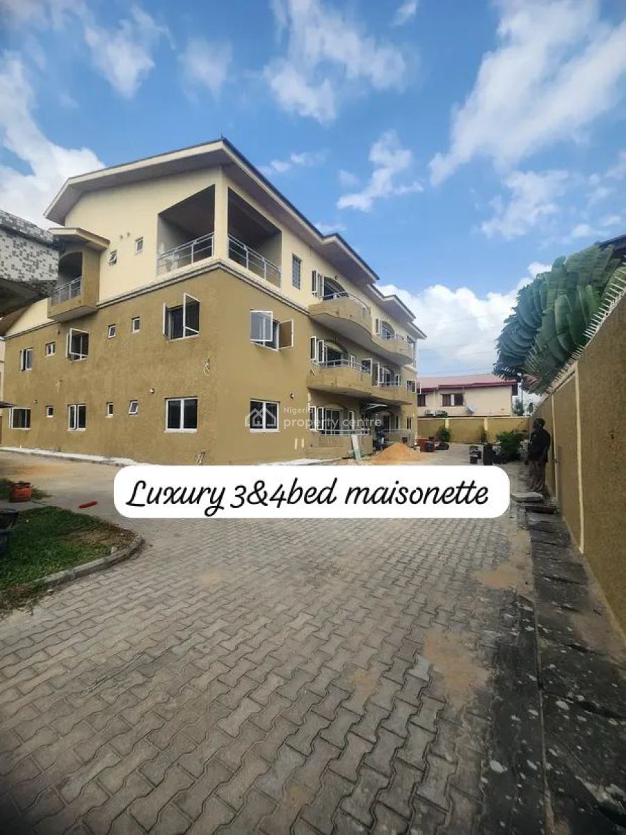 Beautiful Solid and Very Spacious 3 and 4 Bedroom Maisonette with Bq, Off Admiralty Way, Lekki Phase 1, Lekki, Lagos, Terraced Duplex for Rent