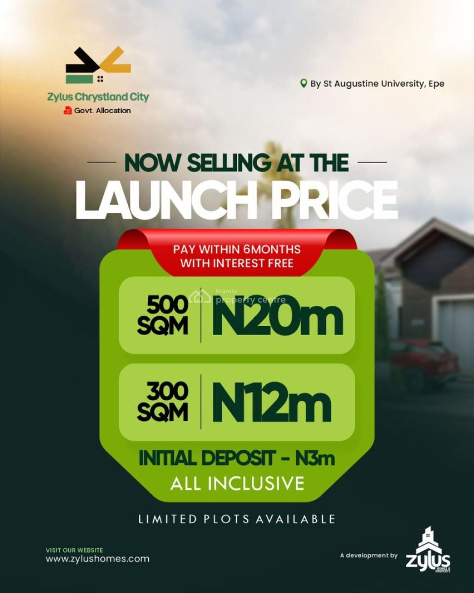 Affordable Plots of Residential Estate Land, Epe -lagos By St. Augustine University, Epe, Lagos, Residential Land for Sale