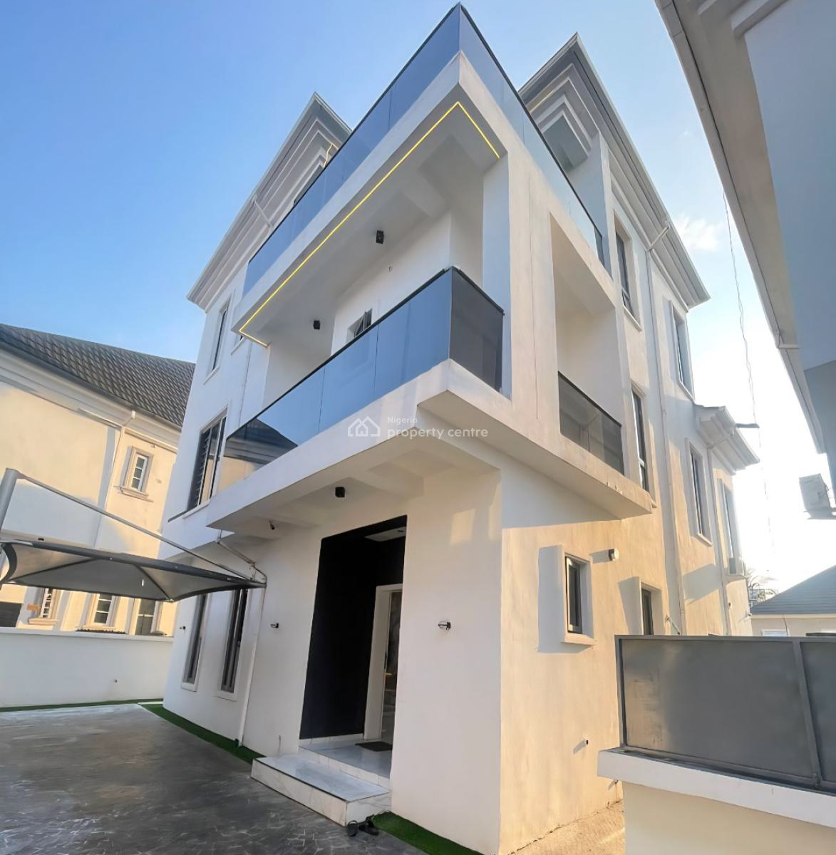 Luxury Fully Furnished 5 Bedrooms Detached Duplex with Bq, Ologolo, Lekki, Lagos, Detached Duplex for Rent