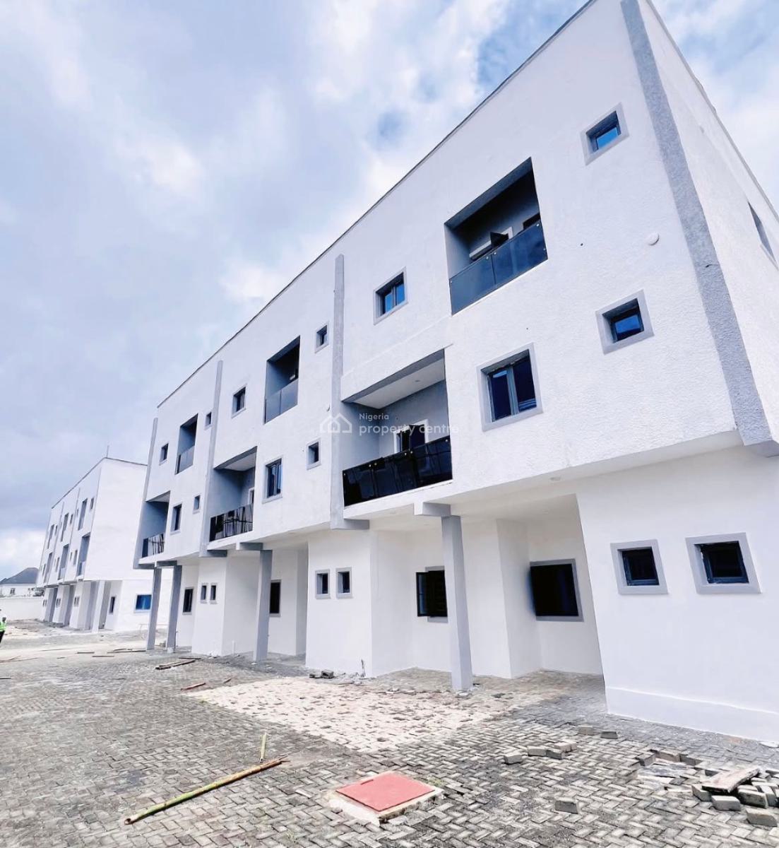 4bedroom Terrace Duplex with Bq, Sangotedo, Sangotedo, Ajah, Lagos, Terraced Duplex for Sale