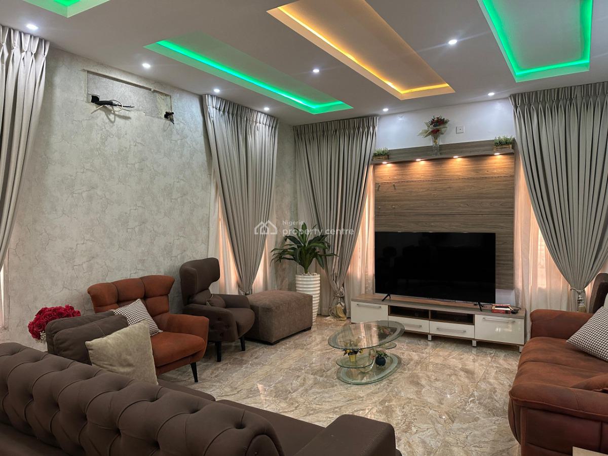 Five (5) Bedroom Detached House with a Room Bq, Road 16, Cluster (1) One Estate, Lekki County Estate, Ikota, Lekki, Lagos, House for Rent