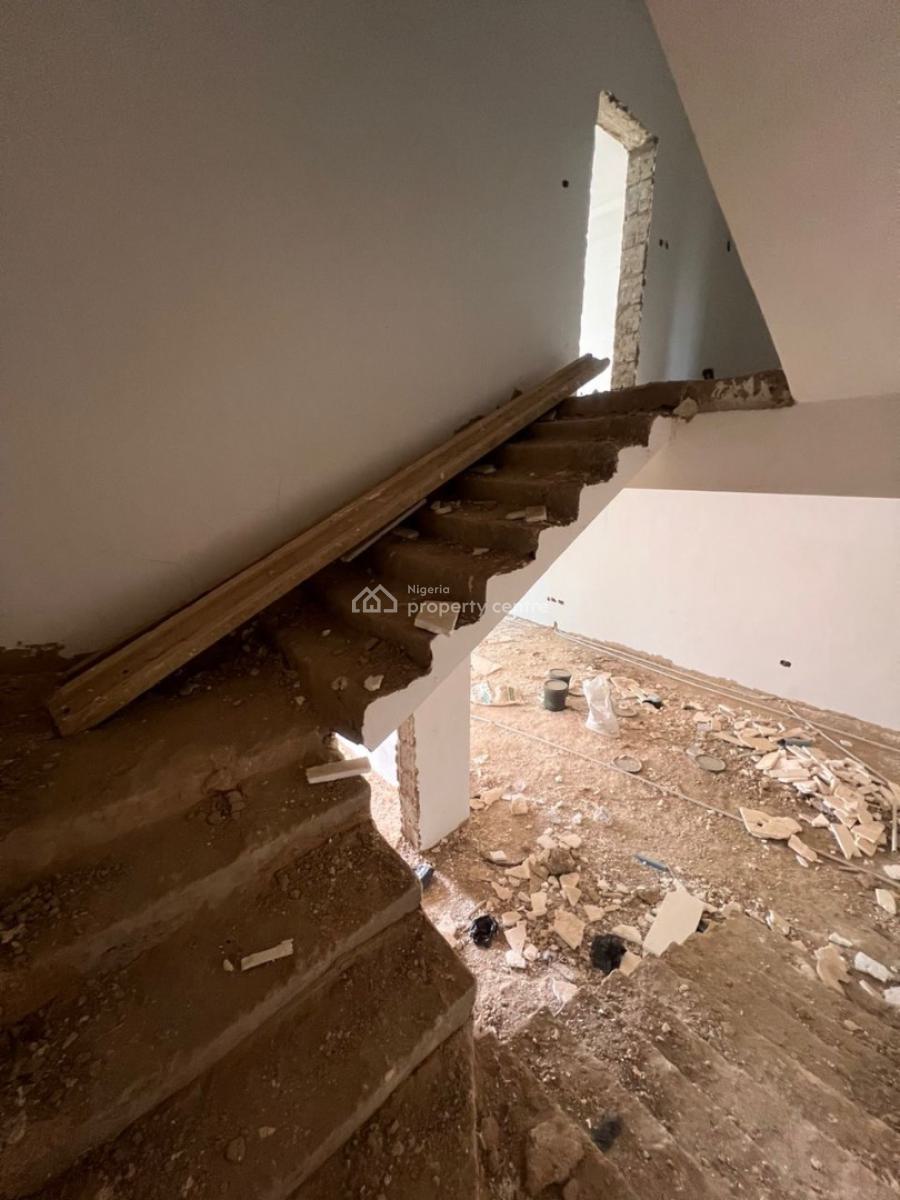 Semi Finished 4 Bedroom Terraced Duplex with an Attached Bq, Asokoro District, Abuja, Terraced Duplex for Sale