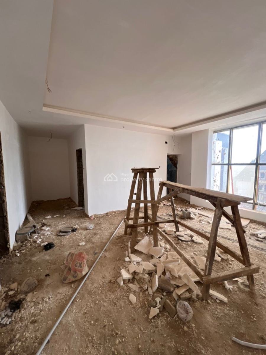 Semi Finished 4 Bedroom Terraced Duplex with an Attached Bq, Asokoro District, Abuja, Terraced Duplex for Sale