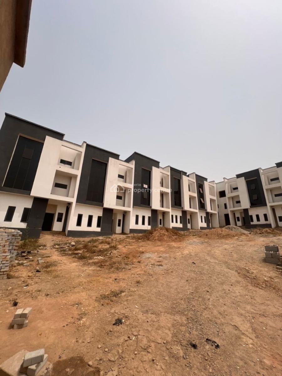 Semi Finished 4 Bedroom Terraced Duplex with an Attached Bq, Asokoro District, Abuja, Terraced Duplex for Sale