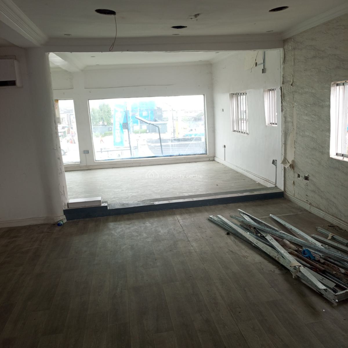 a Sharp and Spacious Shop Facing The Road, Sangotedo Ajah-lekki, Sangotedo, Ajah, Lagos, Shop for Rent