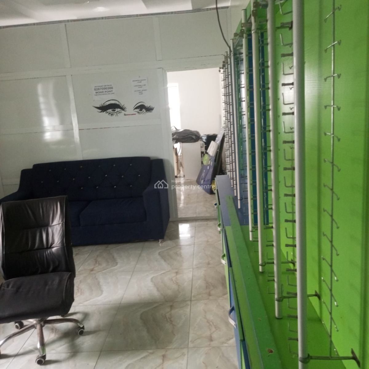 a Sharp and Spacious Shop Facing The Lekki-epe Expressway Road, Sangotedo Ajah-lekki, Sangotedo, Ajah, Lagos, Shop for Rent