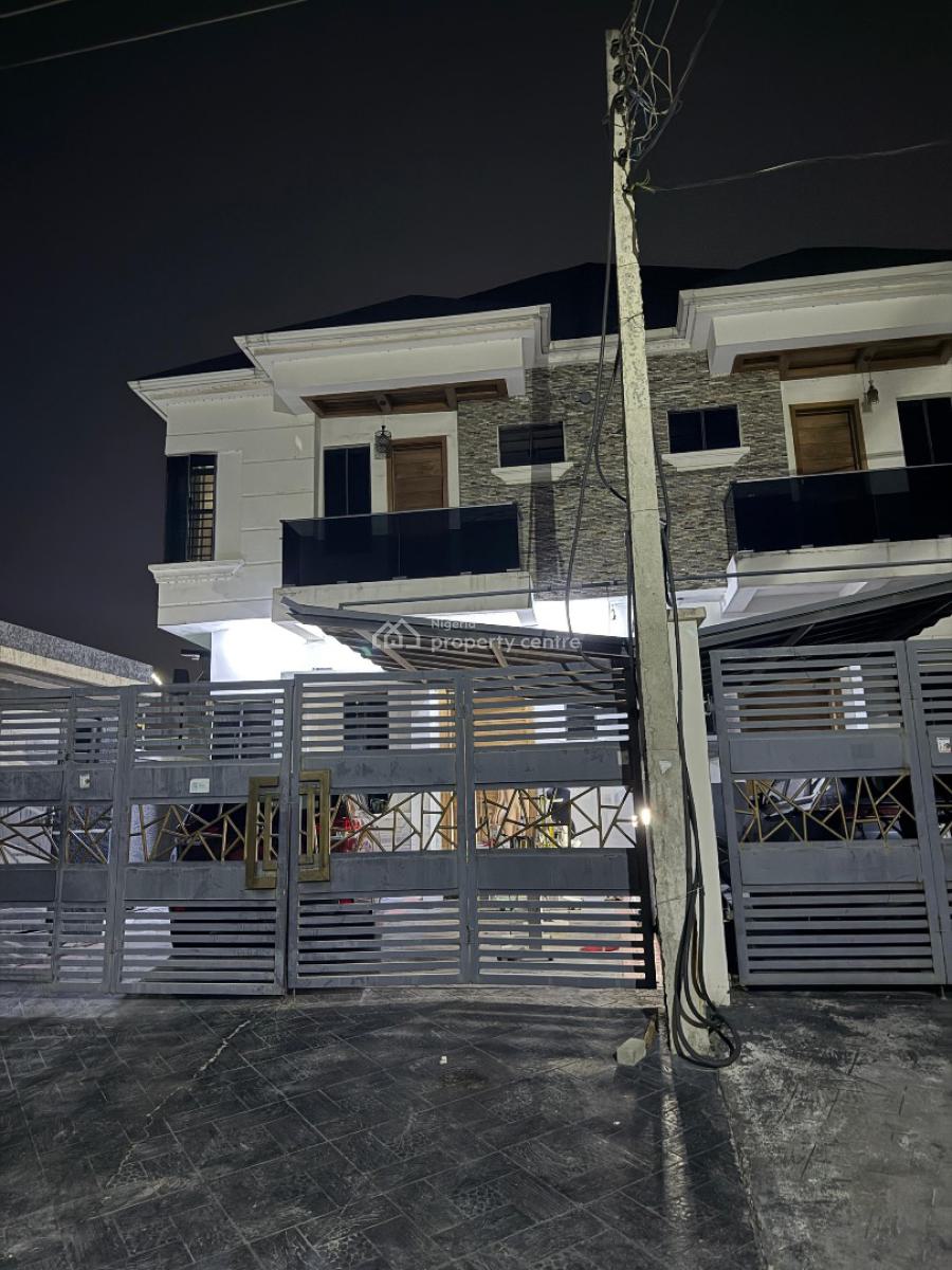 Smart 4-bedroom Semi-detached Duplex with Fully Fitted Kitchen, Oral Estate, Lekki, Lagos, Semi-detached Duplex for Rent