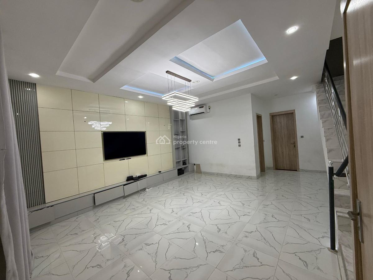 Smart 4-bedroom Semi-detached Duplex with Fully Fitted Kitchen, Oral Estate, Lekki, Lagos, Semi-detached Duplex for Rent