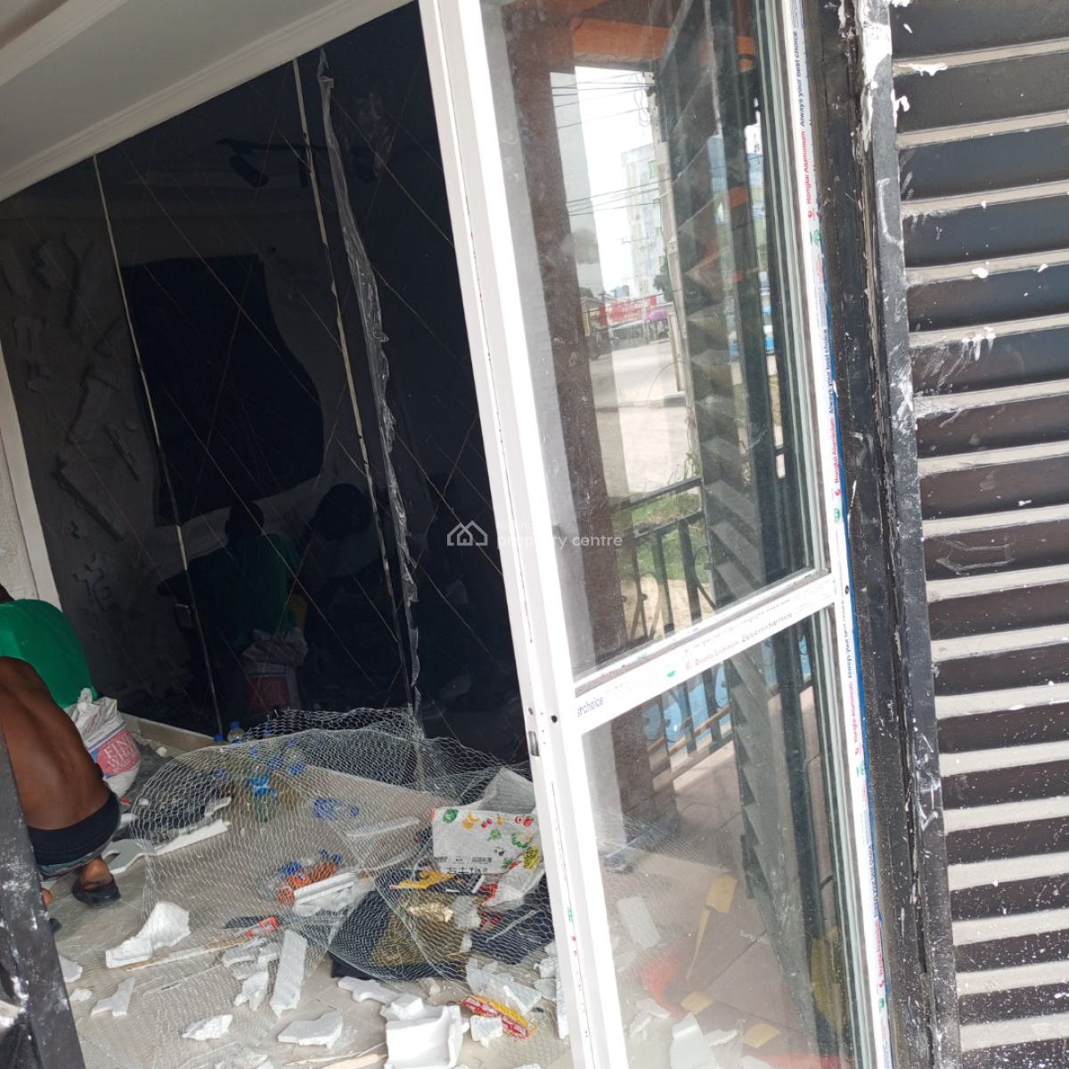 a Sharp and Serene Shop (downstairs) Facing The Lekki-epe Expressway R, Sangotedo Ajah-lekki, Sangotedo, Ajah, Lagos, Shop for Rent