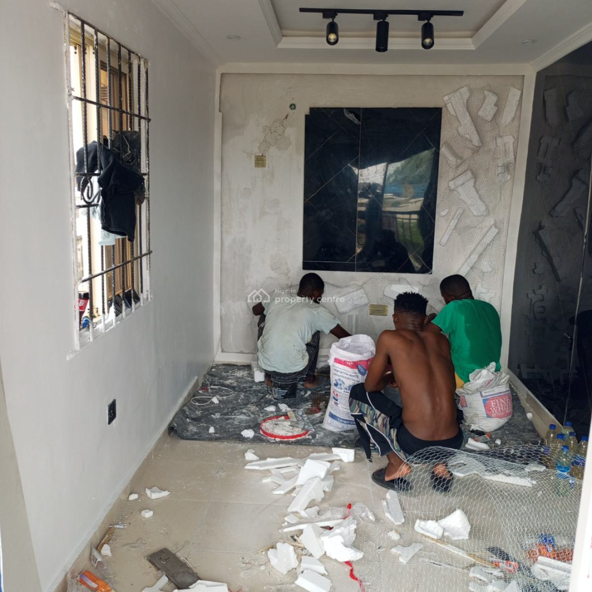 a Sharp and Serene Shop (downstairs) Facing The Lekki-epe Expressway R, Sangotedo Ajah-lekki, Sangotedo, Ajah, Lagos, Shop for Rent