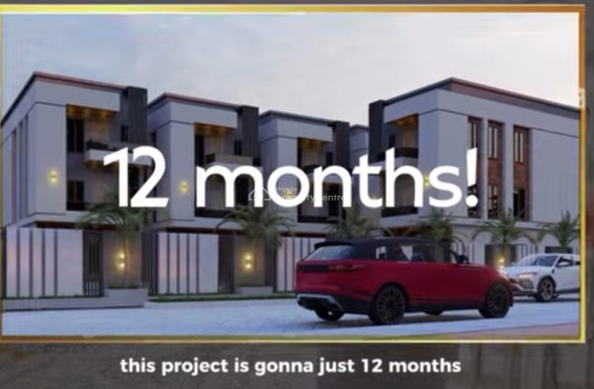 Spacious 5 Bedrooms Townhouse, By Zavvati Estate, Wuye, Abuja, Terraced Duplex for Sale