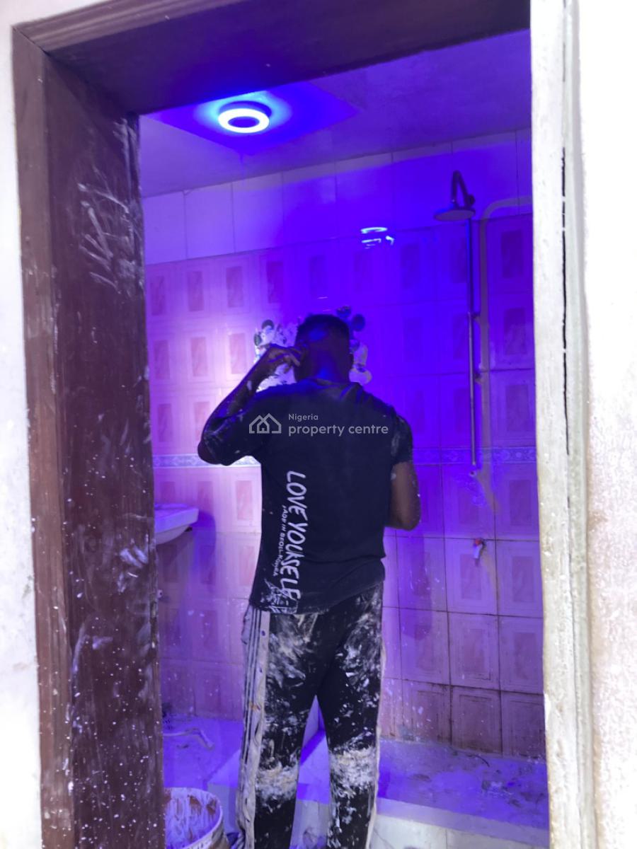 Newly Renovated Beautiful 3 Bedroom Flat All Room Ensuit with Pop, Inside Well Secured Estate Off Otunber Street Ojodu Berger, Ojodu, Lagos, Flat / Apartment for Rent