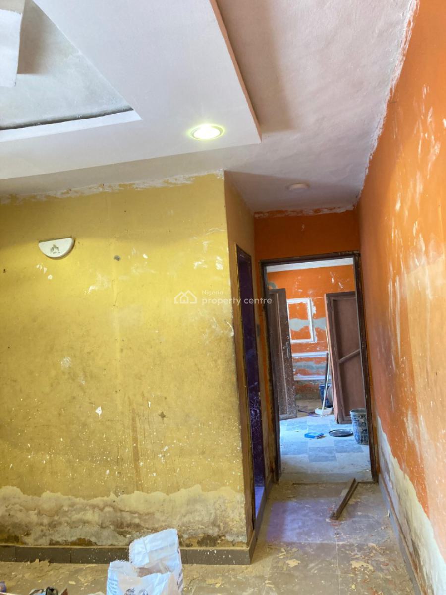 Newly Renovated Beautiful 3 Bedroom Flat All Room Ensuit with Pop, Inside Well Secured Estate Off Otunber Street Ojodu Berger, Ojodu, Lagos, Flat / Apartment for Rent