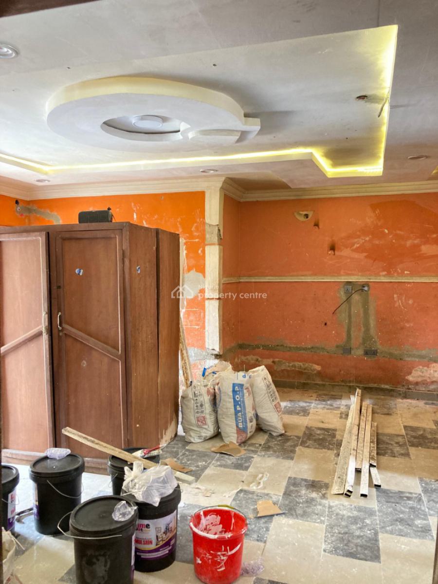 Newly Renovated Beautiful 3 Bedroom Flat All Room Ensuit with Pop, Inside Well Secured Estate Off Otunber Street Ojodu Berger, Ojodu, Lagos, Flat / Apartment for Rent