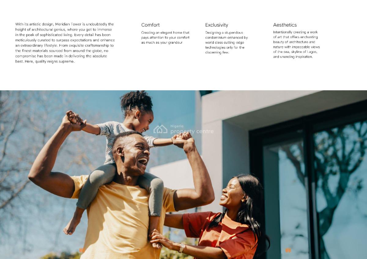 1 Bedroom Penthouse in a Majestic Highrise Tower, Oniru, Victoria Island (vi), Lagos, Flat / Apartment for Sale