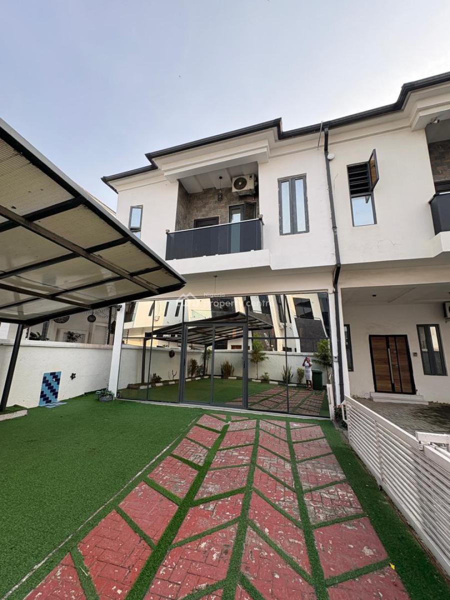 Furnished 4-bedroom Semi-detached Duplex with Pool & 24/7 Power, Orchid Road, Lekki, Lagos, Semi-detached Duplex for Rent