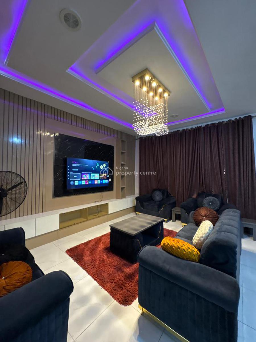 Furnished 4-bedroom Semi-detached Duplex with Pool & 24/7 Power, Orchid Road, Lekki, Lagos, Semi-detached Duplex for Rent