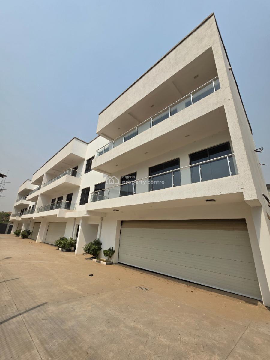 Luxury 6 Units of 4 Bedroom Terrace Duplex with Bq, Guzape District, Abuja, Terraced Duplex for Sale
