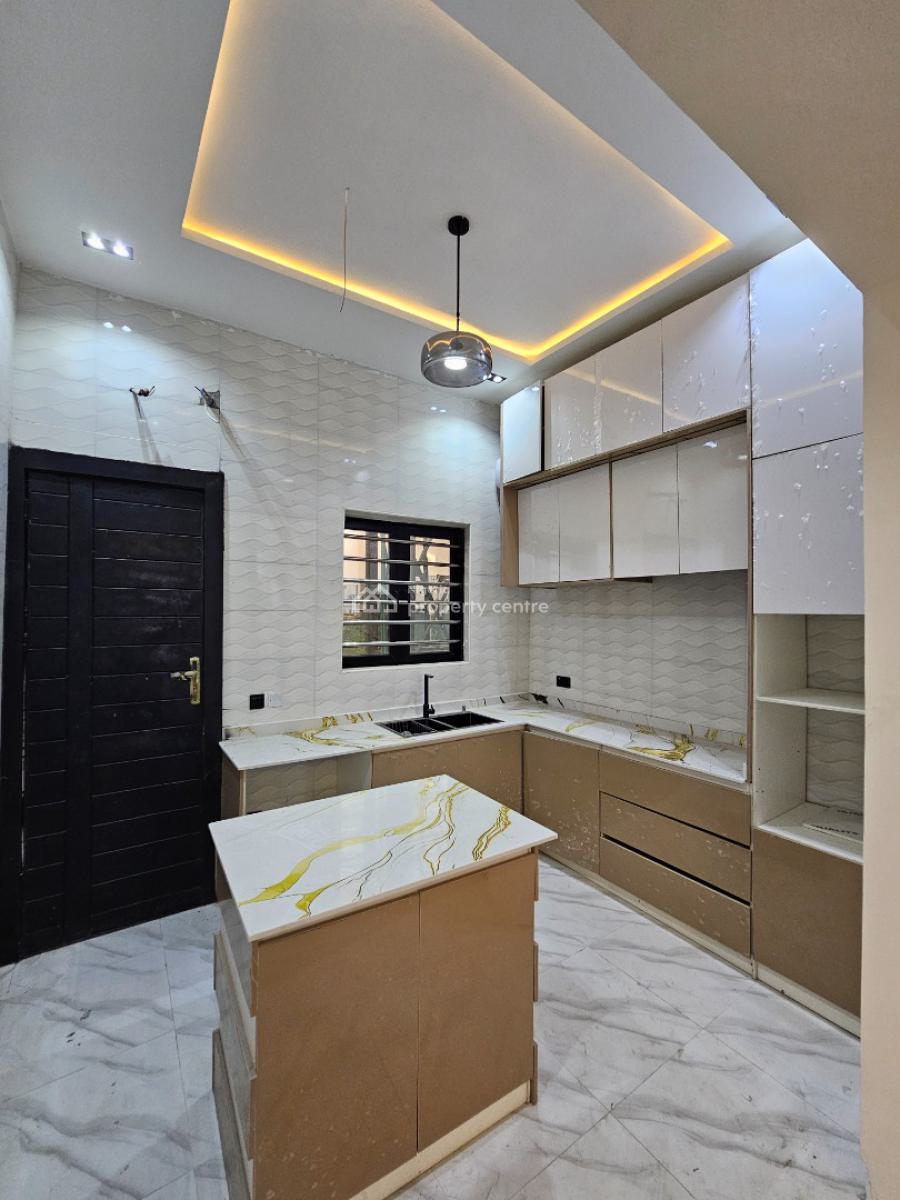 Self Compound 3bedroom Terrace Duplex with Bq, Ikota, Lekki, Lagos, Terraced Duplex for Sale