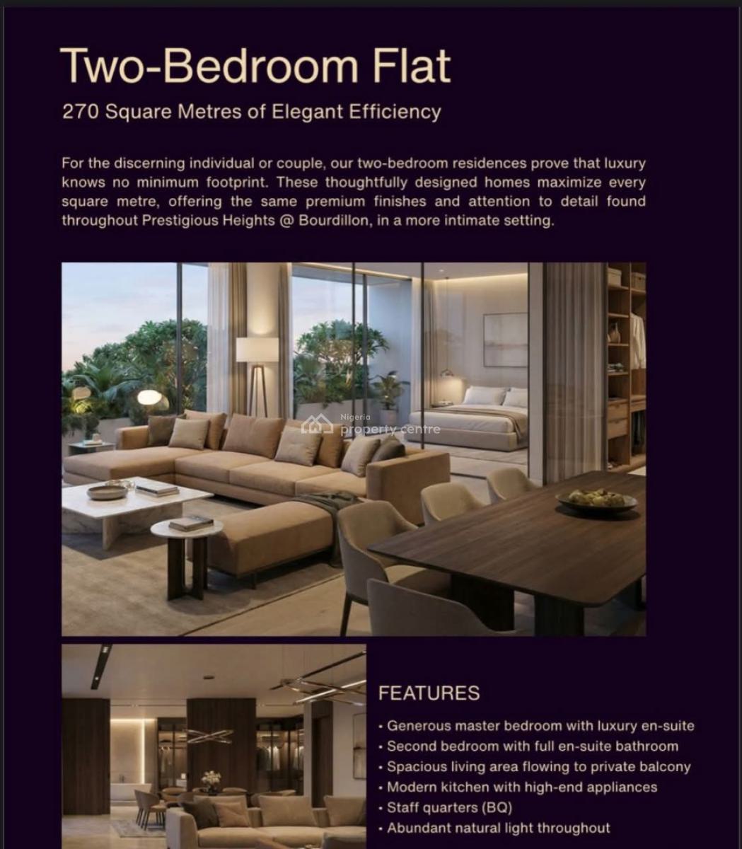 Luxurious 3 Bedroom Apartments, Bourdillion, Ikoyi, Lagos, Flat / Apartment for Sale