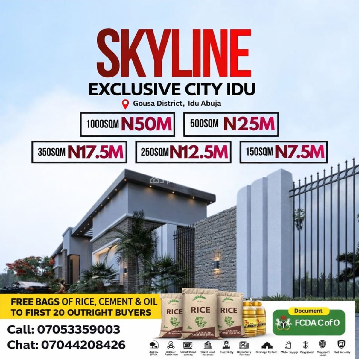 Plots of Land, Idu Industrial, Abuja, Land for Sale