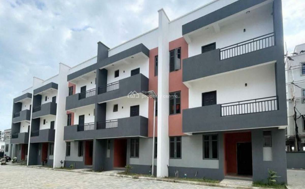 Meticulously Crafted 4bedroom Terrace Duplex + Bq in a Secured Estate, Ikate, Lekki, Lagos, Terraced Duplex for Sale