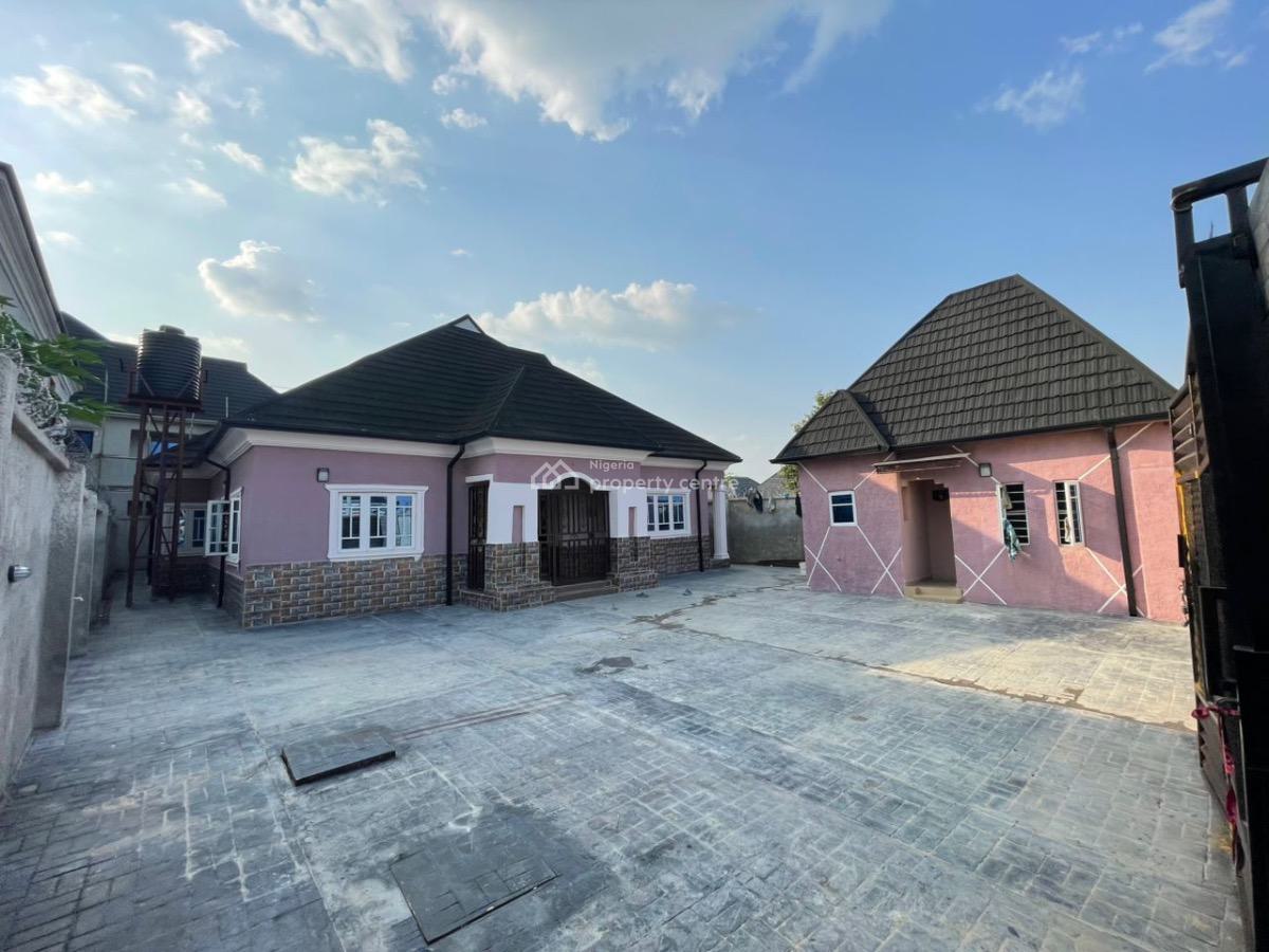 Newly Built 4 Bedrooms Bungalow with Self Contain, Apu Road, Rukpokwu, Port Harcourt, Rivers, Detached Bungalow for Sale