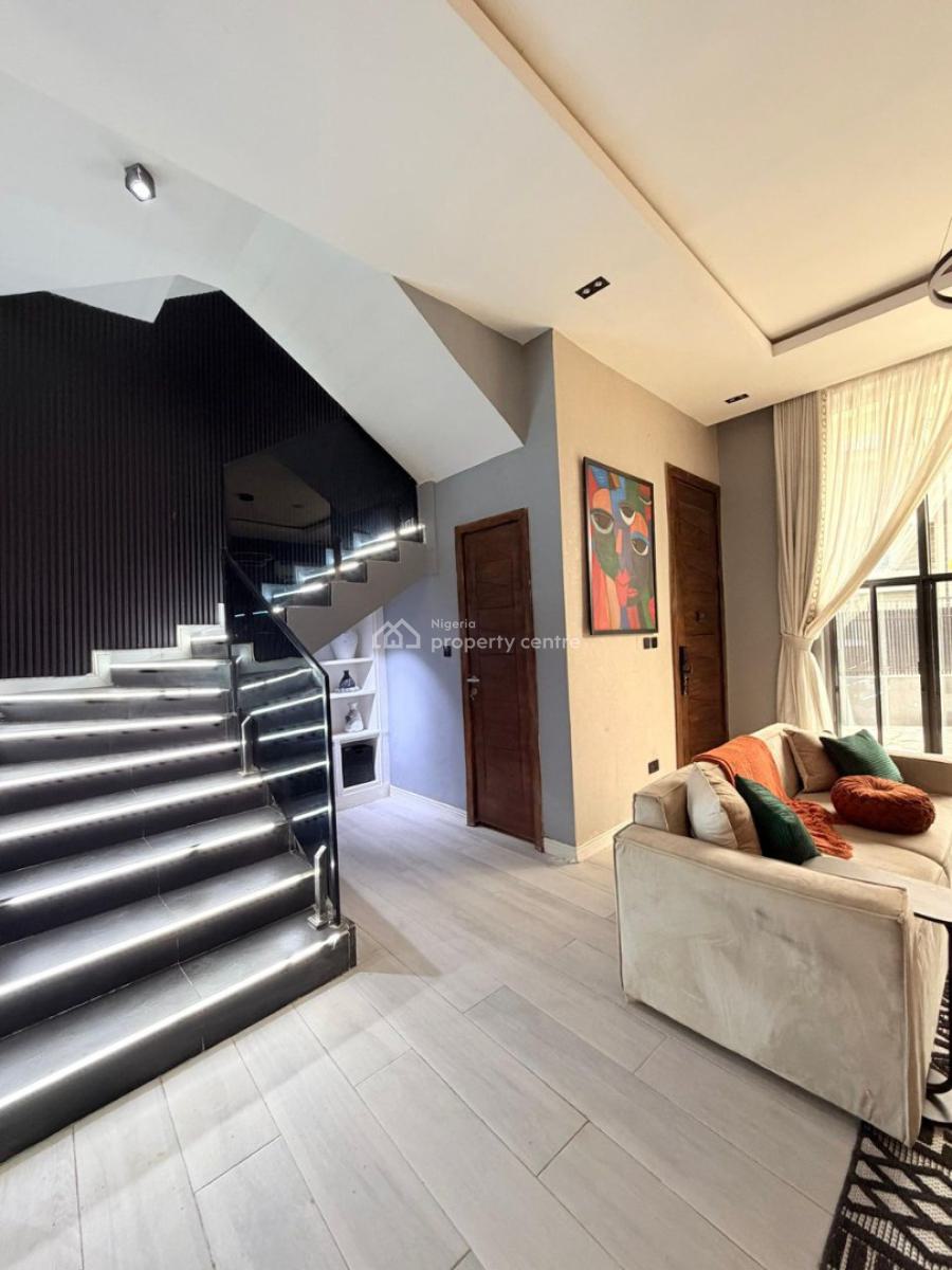 Luxury 4 Bedroom Terrace Duplex with Bq, Spacious Ensuite Rooms, Ikate, Lekki, Lagos, Terraced Duplex for Sale