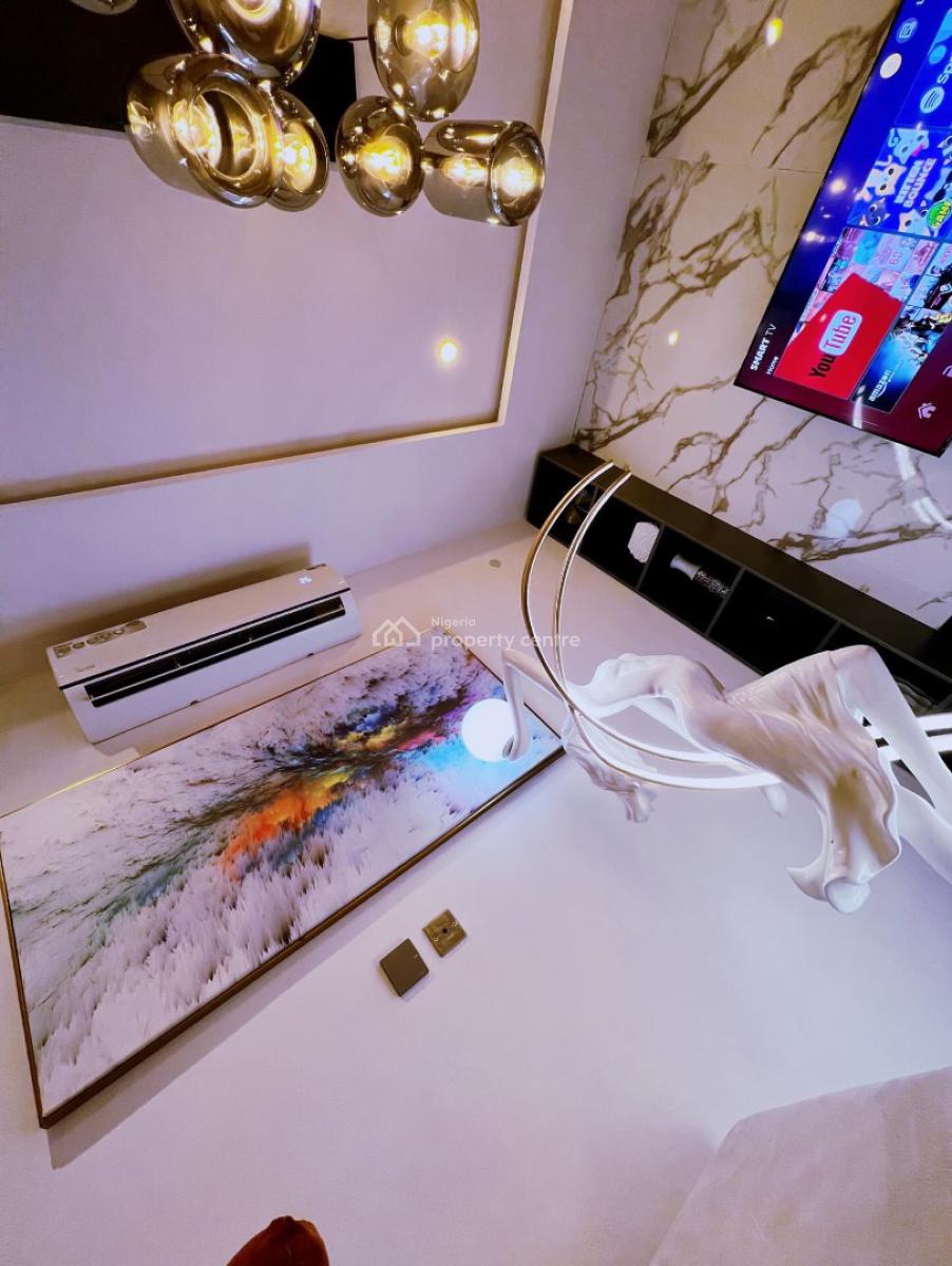 Luxury Furnished 1bedroom Apartment with Swimming Pool and Gym, Banana Island, Banana Island, Ikoyi, Lagos, Mini Flat (room and Parlour) for Rent