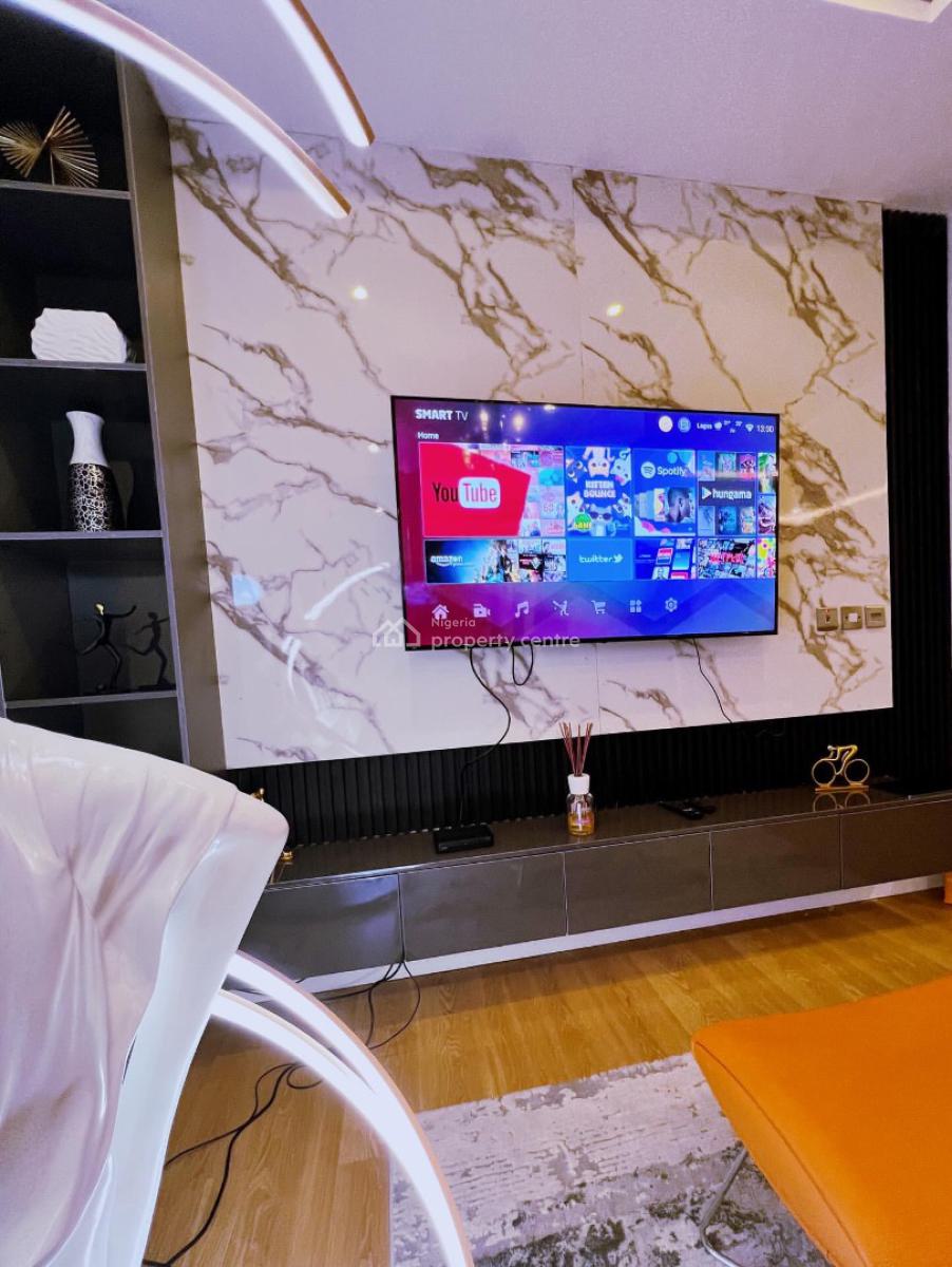 Luxury Furnished 1bedroom Apartment with Swimming Pool and Gym, Banana Island, Banana Island, Ikoyi, Lagos, Mini Flat (room and Parlour) for Rent