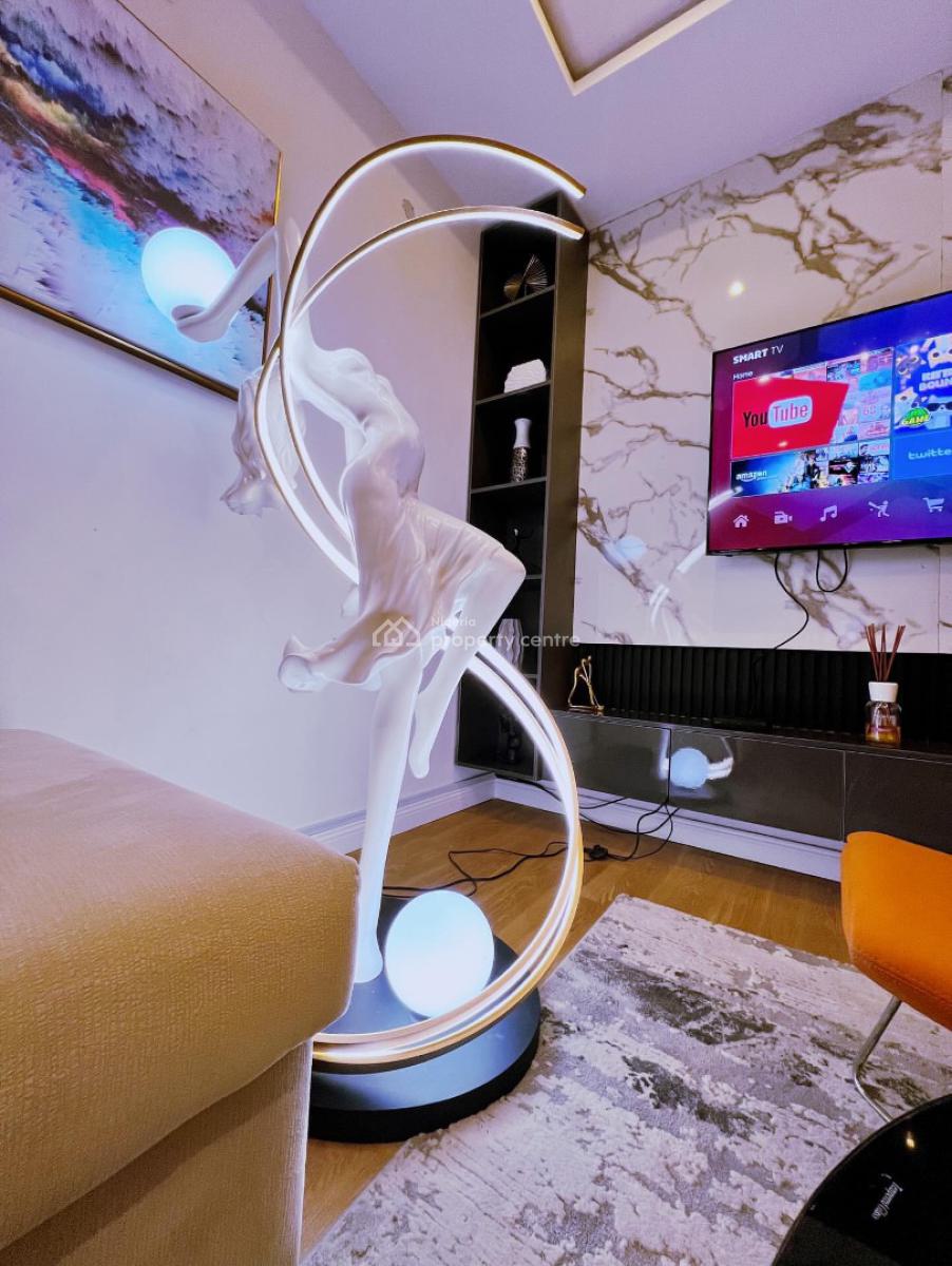 Luxury Furnished 1bedroom Apartment with Swimming Pool and Gym, Banana Island, Banana Island, Ikoyi, Lagos, Mini Flat (room and Parlour) for Rent